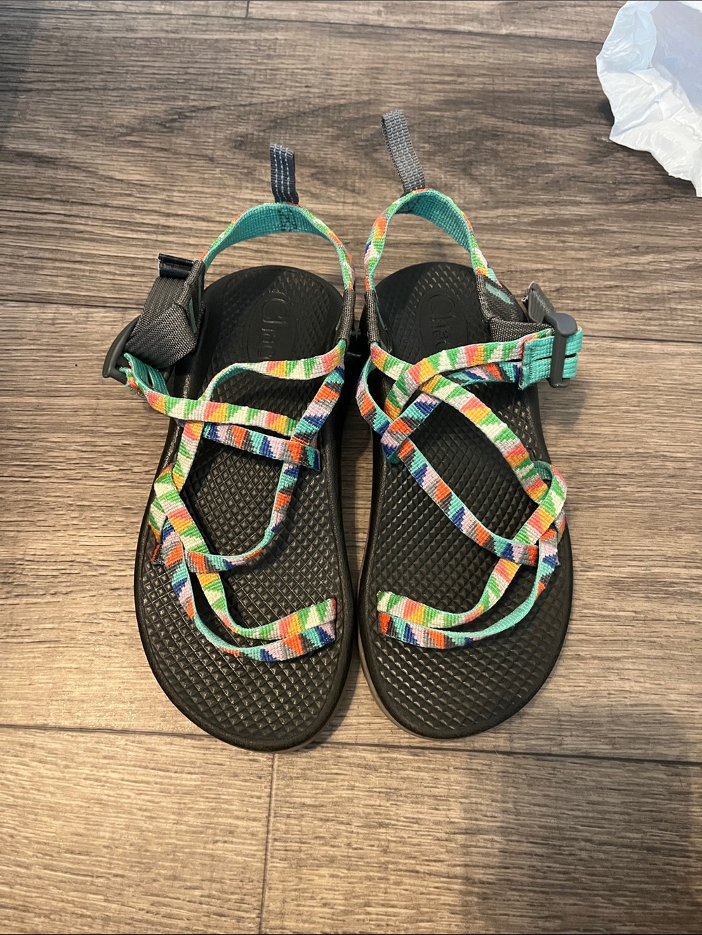 Chaco Girls Multicolor Strappy Sport Sandals Size 1